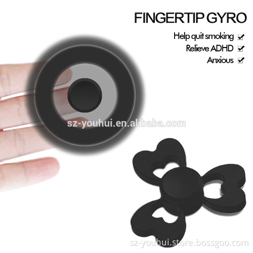 Clover Shaped Metal hand toys Fidget Spinner